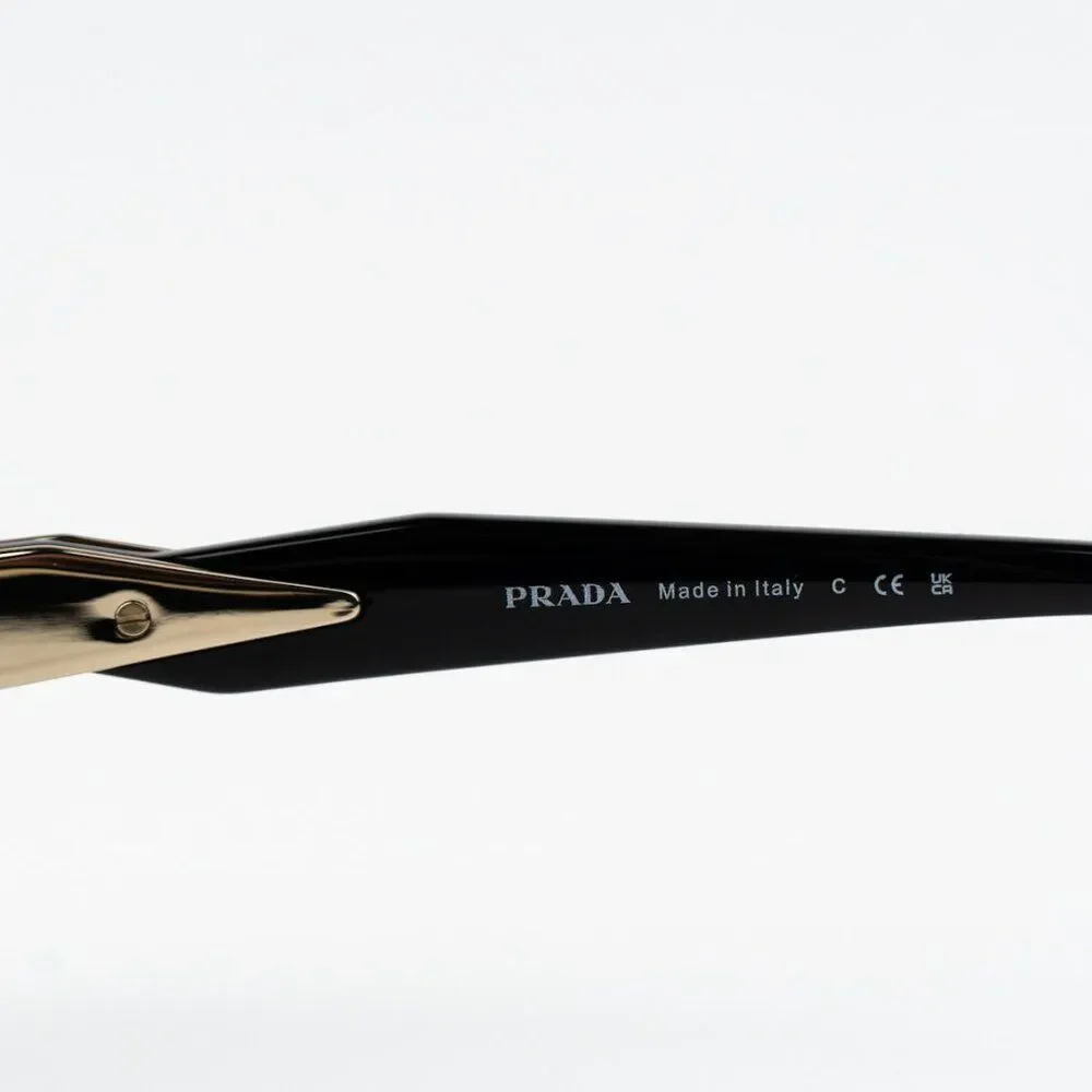 NEW Prada PR65ZS ZVN20I Pale Gold Purple Brown Oval Metal Unisex Sunglasses - Picture 8 of 11